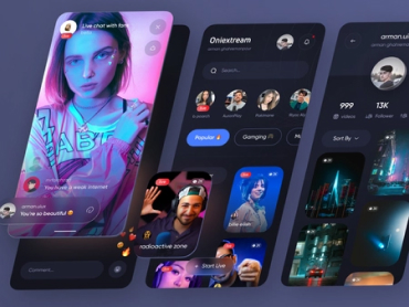 Dating app - проекты созданые автором сайта.